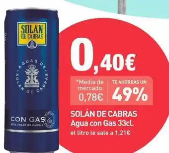 PrimaPrix Agua con gas solán de cabras oferta