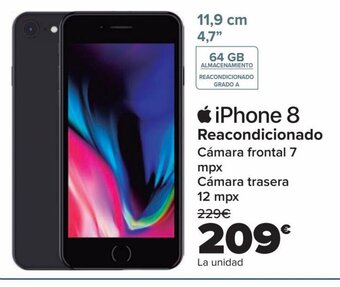 Carrefour iPhone 8 Reacondicionado oferta