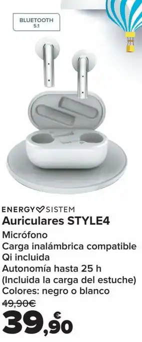 Carrefour Auriculares STYLE4 oferta