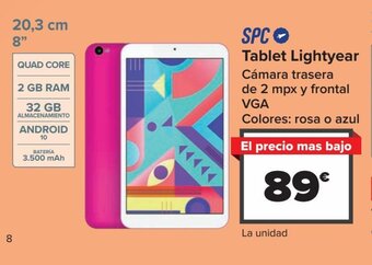 Carrefour Tablet Lightyear oferta