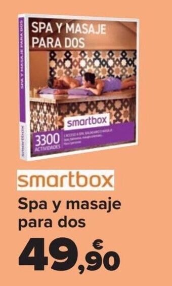 Carrefour Spa y masaje para dos oferta