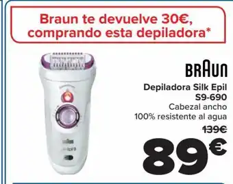 Carrefour Depiladora Silk Epil S9-690 oferta