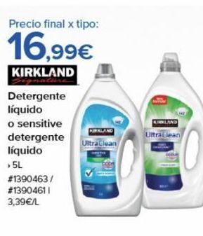Costco Detergente líquido oferta