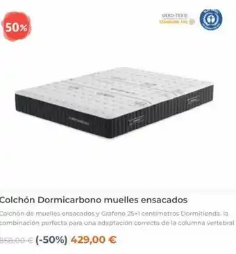 Dormitienda Colchón de muelles standard oferta