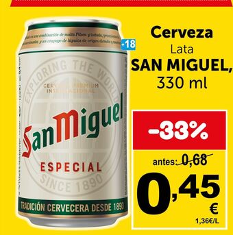 Masymas Cerveza san miguel oferta