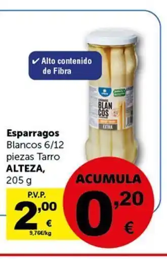 Masymas Espárragos blancos alteza oferta