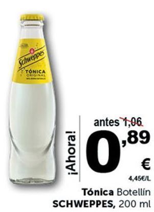 Masymas Tónica schweppes oferta