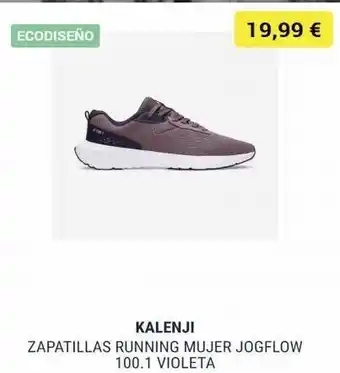 Decathlon Ecodiseño 19,99 € kalenji zapatillas running mujer jogflow 100.1 violeta oferta