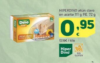HiperDino Atún claro hiperdino oferta