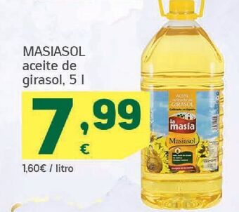 HiperDino Aceite de girasol la masía oferta