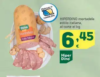 HiperDino Mortadela siciliana hiperdino oferta