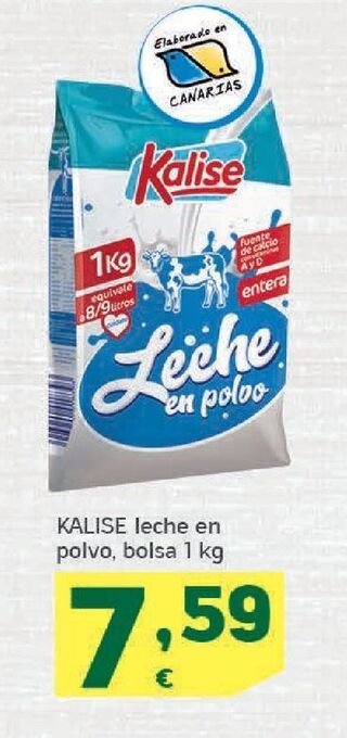 HiperDino Leche en polvo kalise oferta