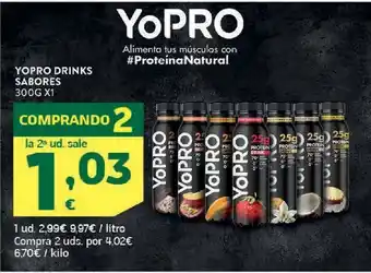 HiperDino Yogur líquido yopro oferta
