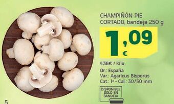 HiperDino Champiñones oferta