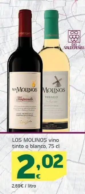 HiperDino Vino los molinos oferta