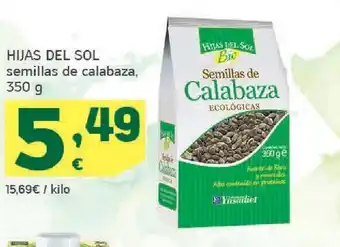 HiperDino Semillas de calabaza hijas del sol oferta