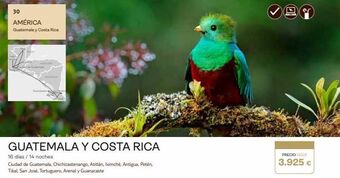 Tui Travel PLC Viajes a américa costa oferta