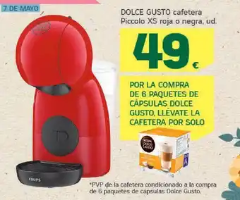 HiperDino Cafetera de cápsulas dolce gusto oferta
