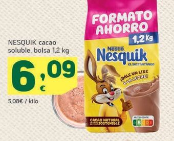 HiperDino Cacao soluble nesquik oferta