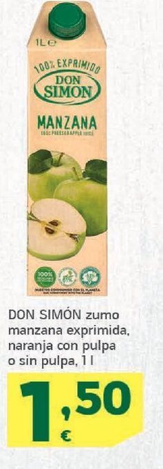 HiperDino Zumo don simón oferta