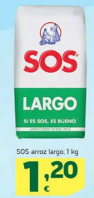 HiperDino Arroz largo sos oferta