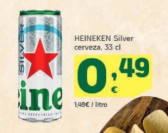 HiperDino Latas de cerveza heineken oferta