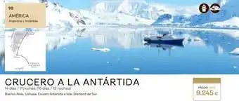 Tui Travel PLC 90 américa argentina y antártida ushuai a crucero a la antártida 14 días / 11 noches (15 días / 12 noches) buenos aires oferta