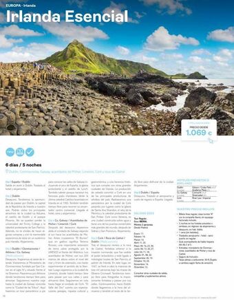 Tui Travel PLC Europa - irlanda irlanda esencial new 6 días / 5 noches dublin, conimacnoise, galway, acantilados de moher, limerick, cor oferta