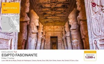 Tui Travel PLC Reyes luxor oferta