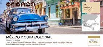 Tui Travel PLC New  evneo  méxico y cuba colonial  16 días / 14 noches  ciudad de méxico, querétaro, san miguel allende, guanajuato, guadala oferta