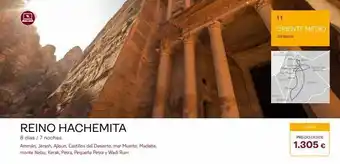 Tui Travel PLC Reino hachemita 8 días / 7 noches ammán, jerash, ajloun, castillos del desierto, mar muerto, madaba, monte nebo, kerak, pet oferta