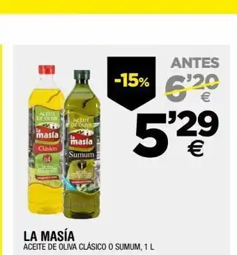 BM Supermercados Aceite de oliva clasico o sumum 1l oferta