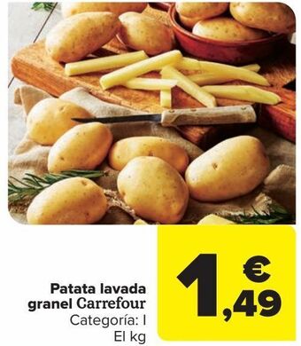 Carrefour Patata lavada granel carrefour oferta