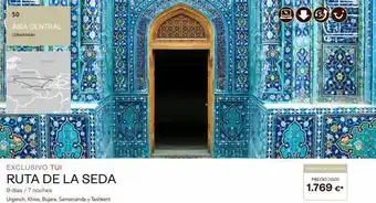 50 asia central uzbekistán turkmemetők exclusivo tui ruta de la seda 9 días / 7 noches urgench, khiva, bujara, samarca