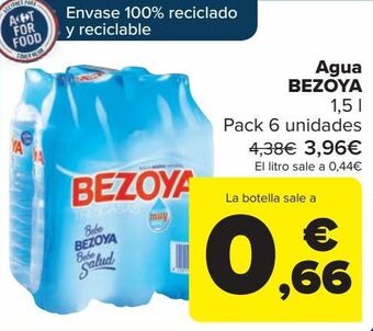 Carrefour Agua bezoya oferta