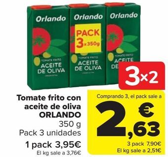 Carrefour Tomate frito con aceite de oliva orlando oferta