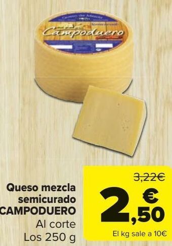 Carrefour Queso mezcla semicurado campoduero oferta