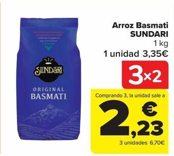 Carrefour Arroz basmati sundari oferta