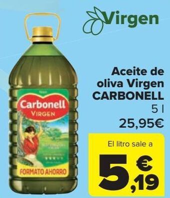 Carrefour Aceite de oliva virgen carbonell oferta