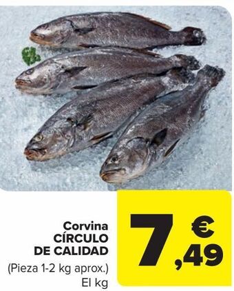 Carrefour Corvina círculo de calidad oferta