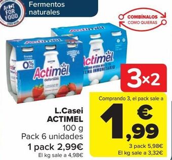 Carrefour L.casei actimel oferta