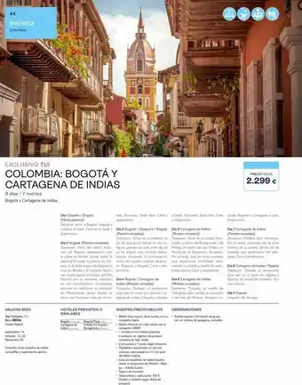Tui Travel PLC 44 américa colombia exclusivo tui colombia: bogotá y cartagena de indias laccomm 9 días / 7 noches bogotá y cartagena oferta