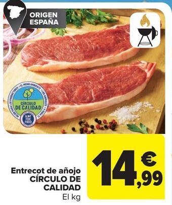 Carrefour Entrecot de añojo circulo de calidad oferta