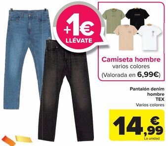 Carrefour Pantalón hombre tex oferta