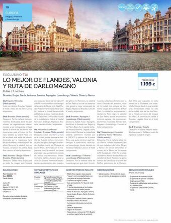 Tui Travel PLC 10 europa bélgica, alemania y luxemburgo exclusivo tui lo mejor de flandes, valonia y ruta de carlomagno 8 días / 7 noch oferta