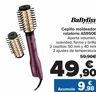 Carrefour Babyliss cepillo moldeador rotatorio as950e oferta
