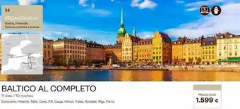 36 escandinavia suecia, finlandia, estonia, letonia, lituania baltico al completo 11 días / 10 noches estocolmo, helsinki