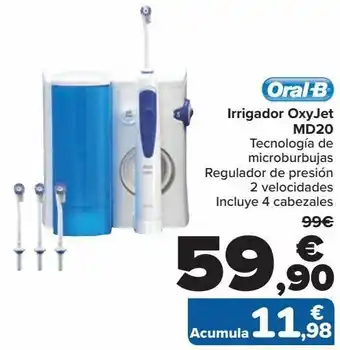 Carrefour Irrigador oxyjet md20 oral-b oferta