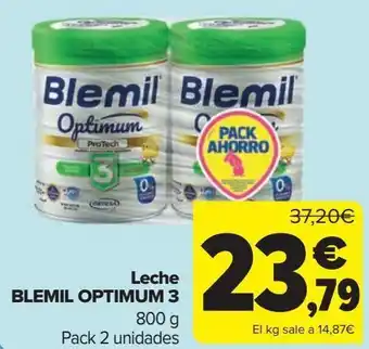 Carrefour Leche blemil optimum 3 oferta