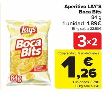 Carrefour Aperitivo lay's boca bits oferta
